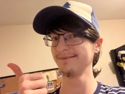 Jordan looks to the camera and gives it a thumbs-up.